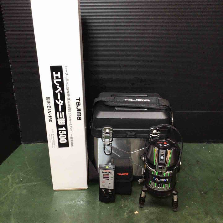 ◇タジマ グリーンレーザー墨出し器 ZEROG2LSN-KJC SET 本体・受光器・三脚セット【戸田店】