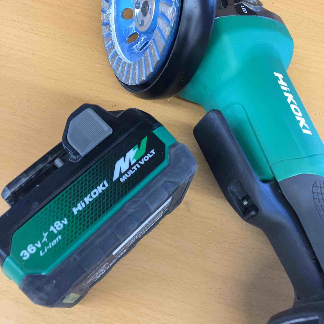 ハイコーキ(HIKOKI ※旧:日立工機) 100mmコードレスディスクグラインダ G3610DD(NN) DIY 鉄筋 アングル材 仕上げ 磨き 【越谷店】