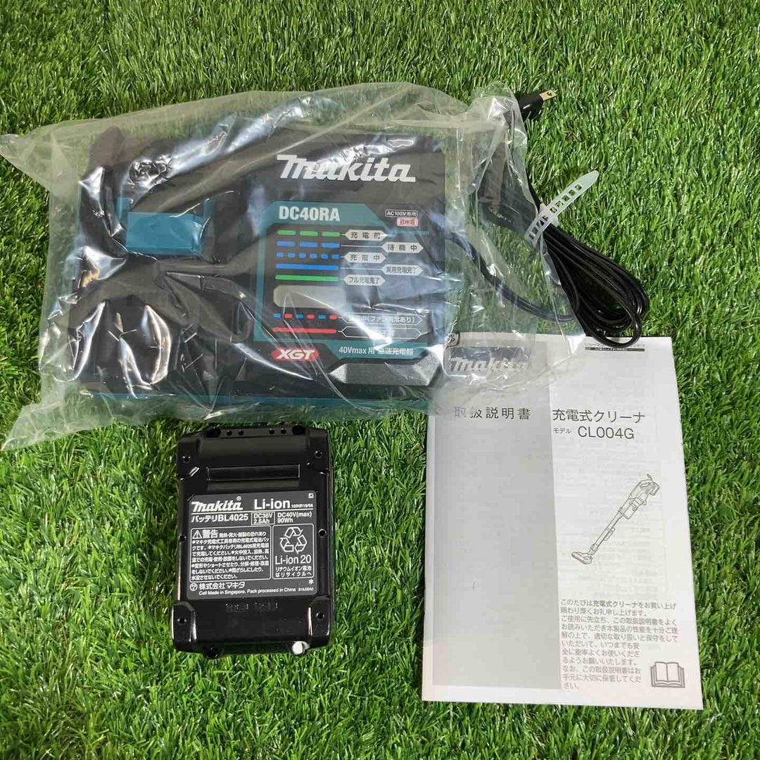 ★マキタ(makita) 40Vmax コードレスクリーナー CL004GRDG 純正バッテリー1個付【戸田店】