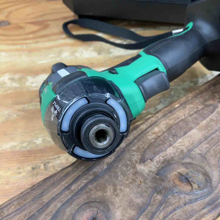 【美品】★ハイコーキ(HIKOKI ※旧:日立工機) コードレスインパクトドライバ アグレッシブグリーン WH36DD(2XHLSZ) 36V フルセット【柏店】