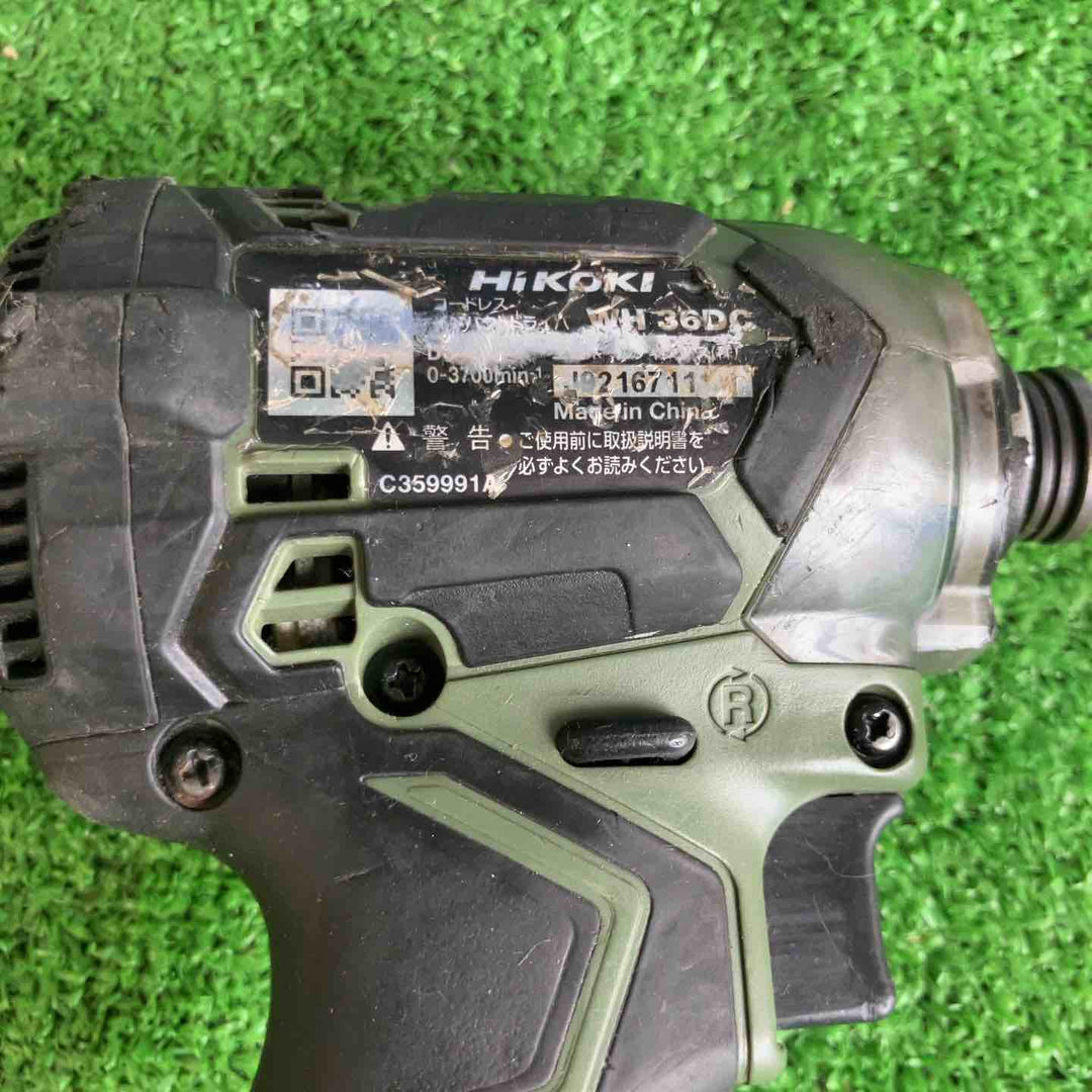 ★ハイコーキ(HIKOKI ※旧:日立工機) コードレスインパクトドライバー WH36DC(NNG)【草加店】