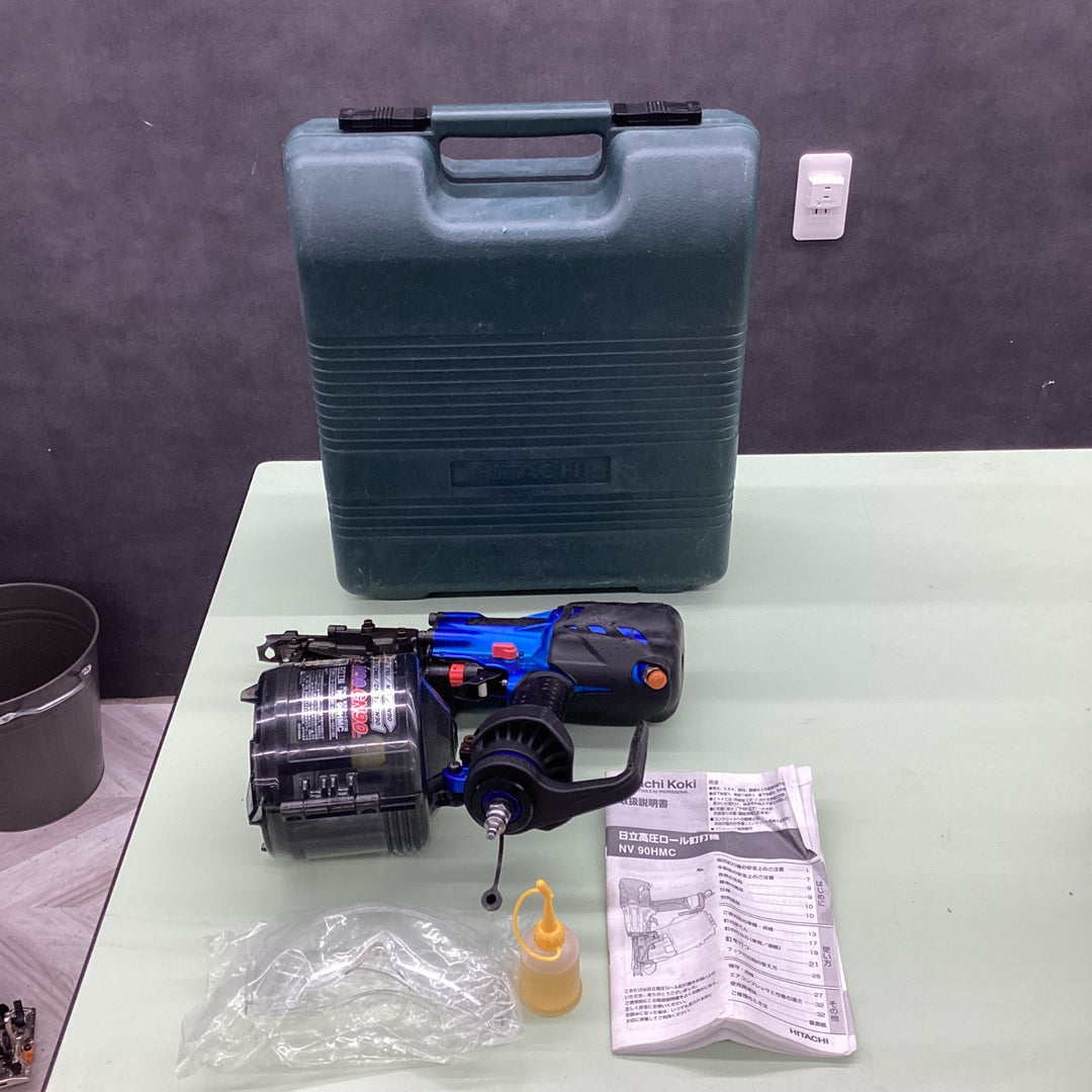 ☆ハイコーキ(HIKOKI ※旧:日立工機) 高圧エア釘打ち機 NV90HMC(SB)【越谷店】
