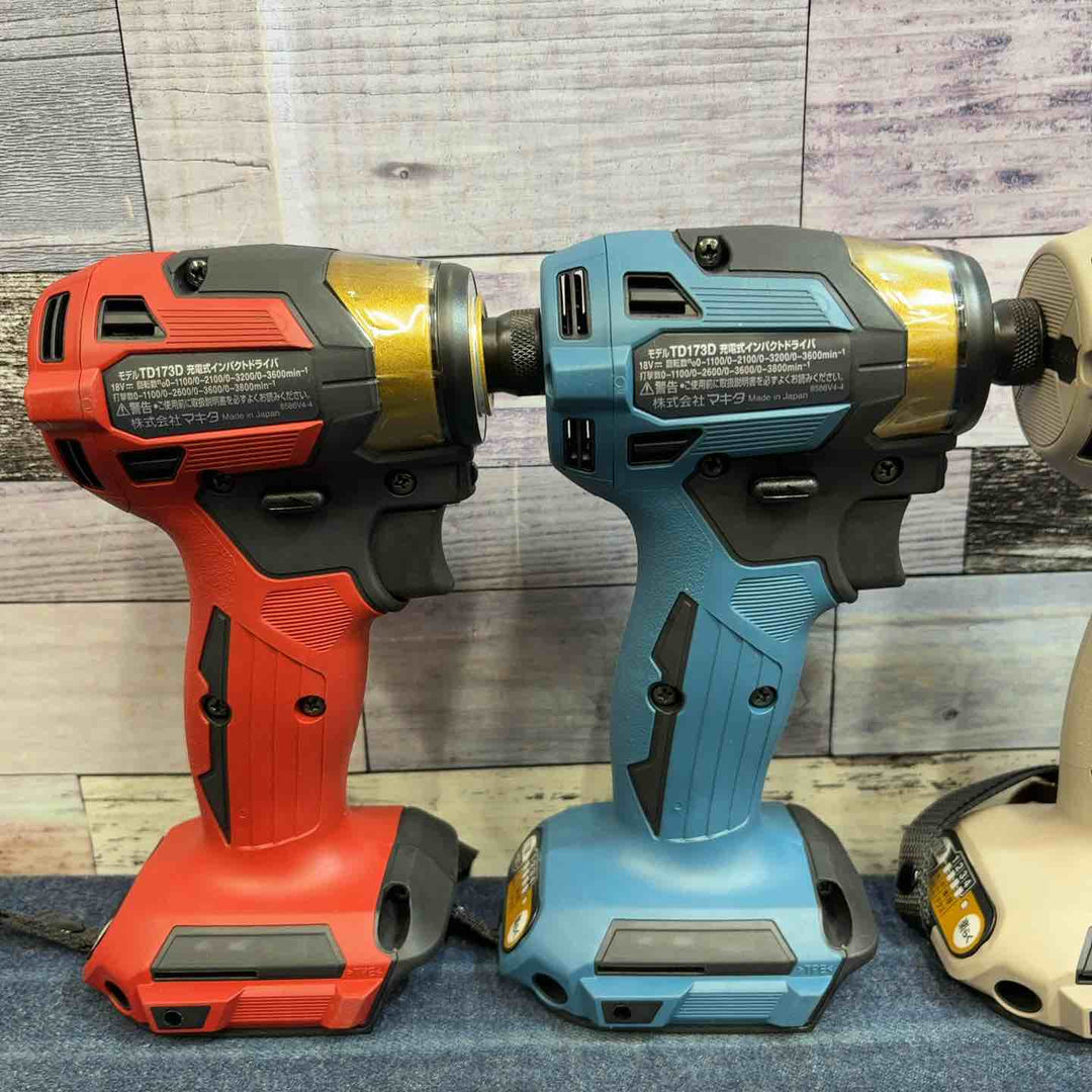 【未使用】マキタ(makita) 18V コードレスインパクトドライバ TD173DZ PG PR PB PY 20周年限定 プレミアム