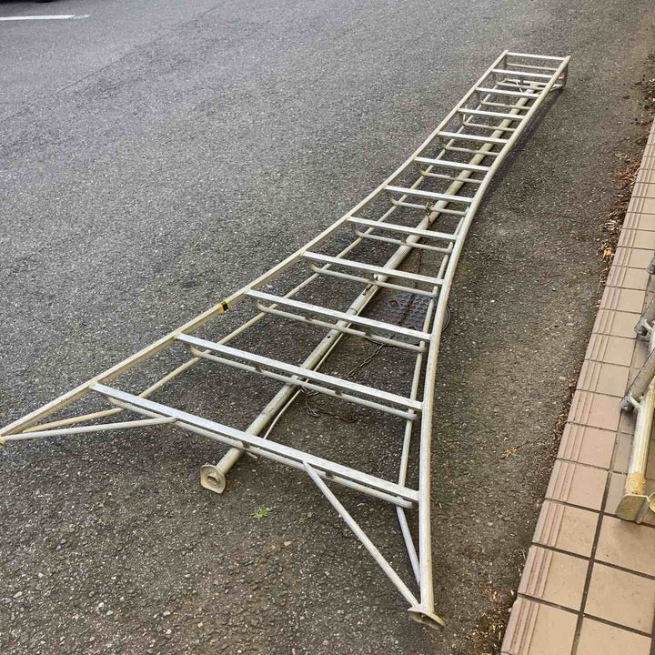 【店頭受取り限定】メーカー型式不明　園芸用アルミ三脚　脚立　12尺【所沢店】