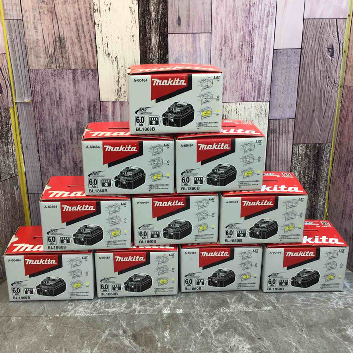 【未使用品】10個セット 純正 マキタ makita リチウムイオンバッテリ BL1860B【八潮店】