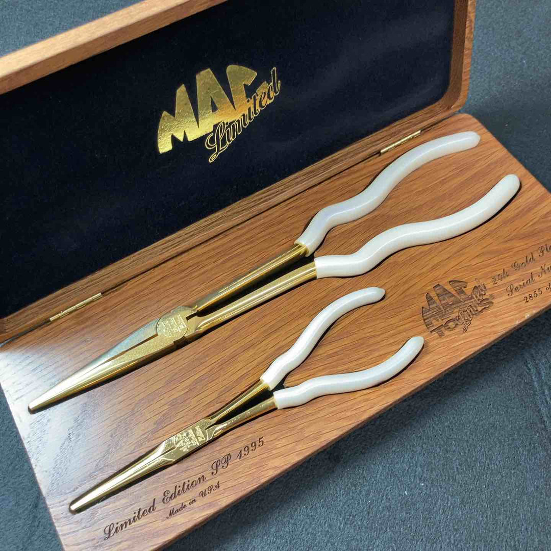 【中古美品】 マックツール(MACTOOLS) SP1995 24ｋロングノーズプライヤー 1995年 リミテッドエディション 未使用長期保管品 【東大和店】