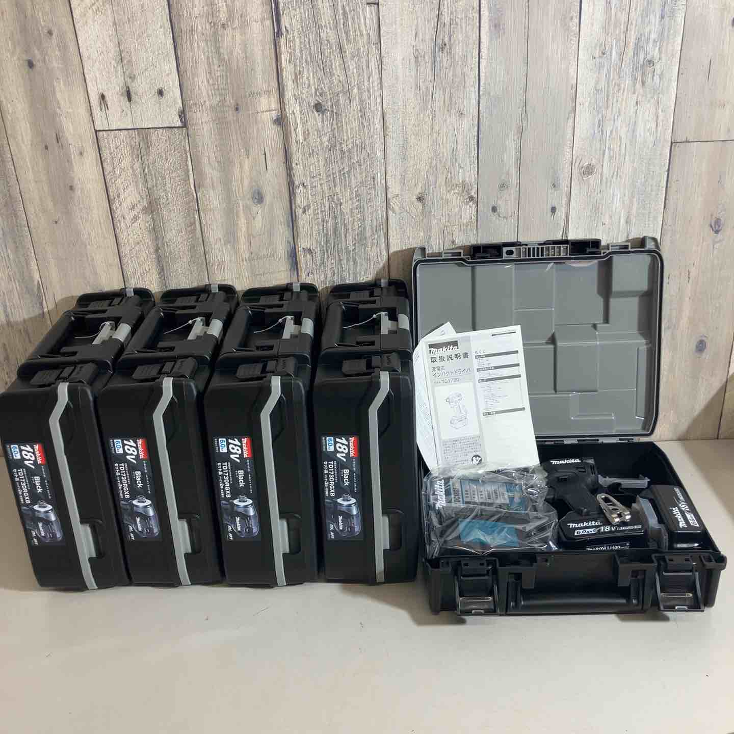 【未使用品】マキタmakita コードレス インパクトドライバー TD173DRGXB インパクト フルセット ブラック 黒 純正 充電式 18V 【戸田店】 未使用品】マキタ(makita) コードレスインパクトドライバー TD173DRGXB