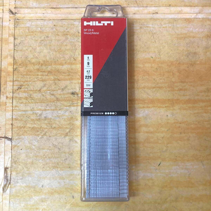 HILTI/ヒルティ 金属が埋まっている木材の切断 レシプロソーブレード SP23/6/35pc【229mm、35本セット】【川崎店】