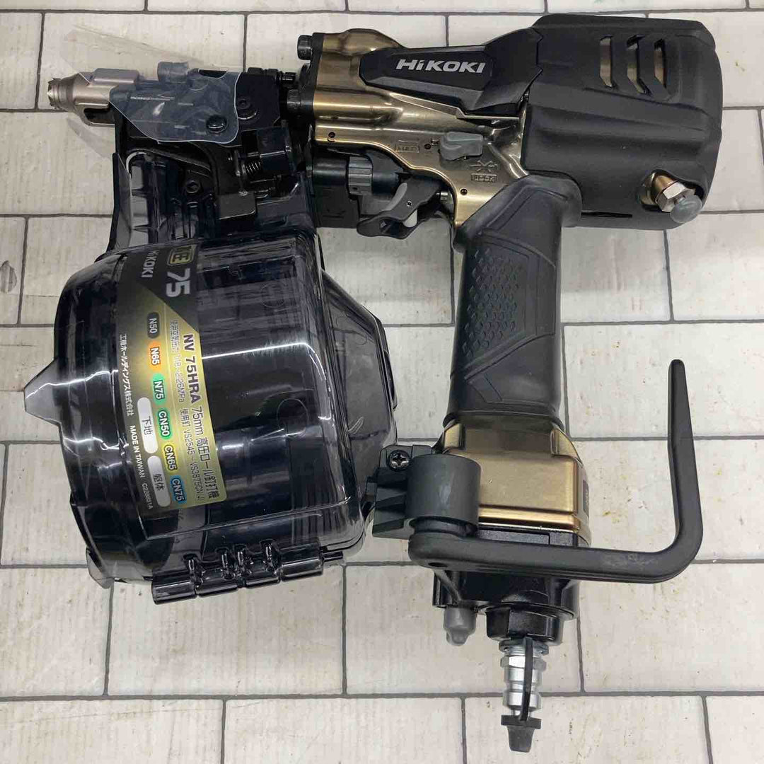 ★ハイコーキ(HIKOKI ※旧:日立工機) 高圧エア釘打ち機 NV75HRA(S)【所沢店】