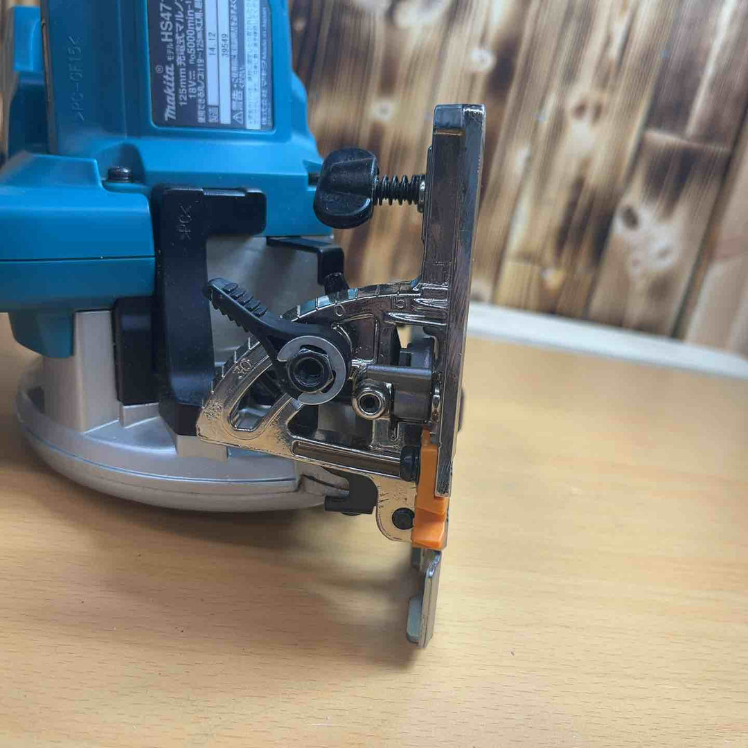 ★マキタ(makita) コードレス丸のこ HS471DZ 本体のみ 18V 125mm サブベース 木 切断 【越谷店】