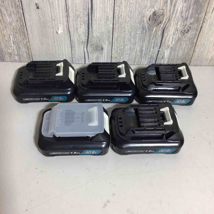 純正 マキタ makita リチウムイオンバッテリー 10.8V/1.5Ah BL1015 5個 バッテリー 10.8V 【戸田店】