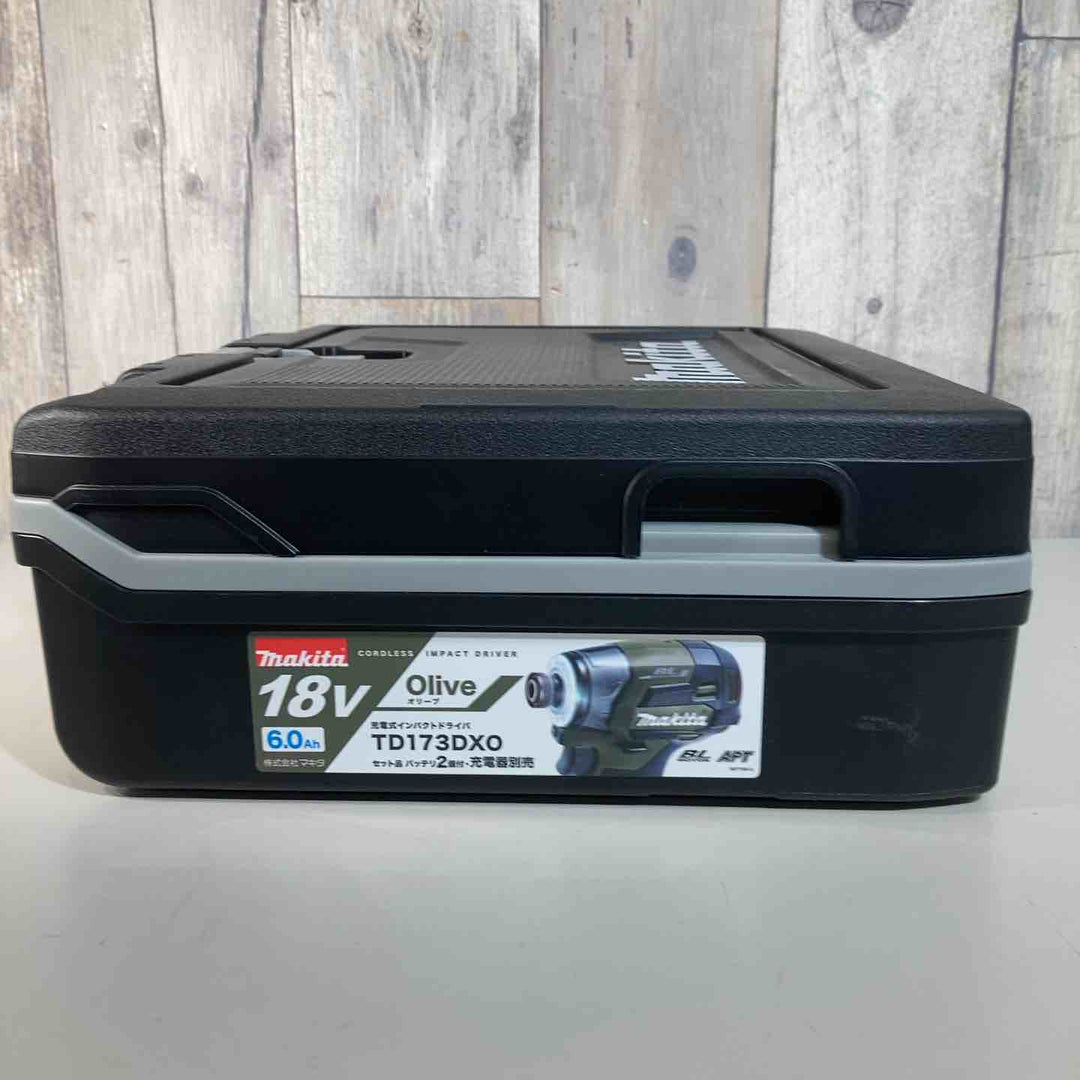 ★マキタ(makita) コードレスインパクトドライバー TD173DXO  バッテリー２個付属 充電器無し【戸田店】