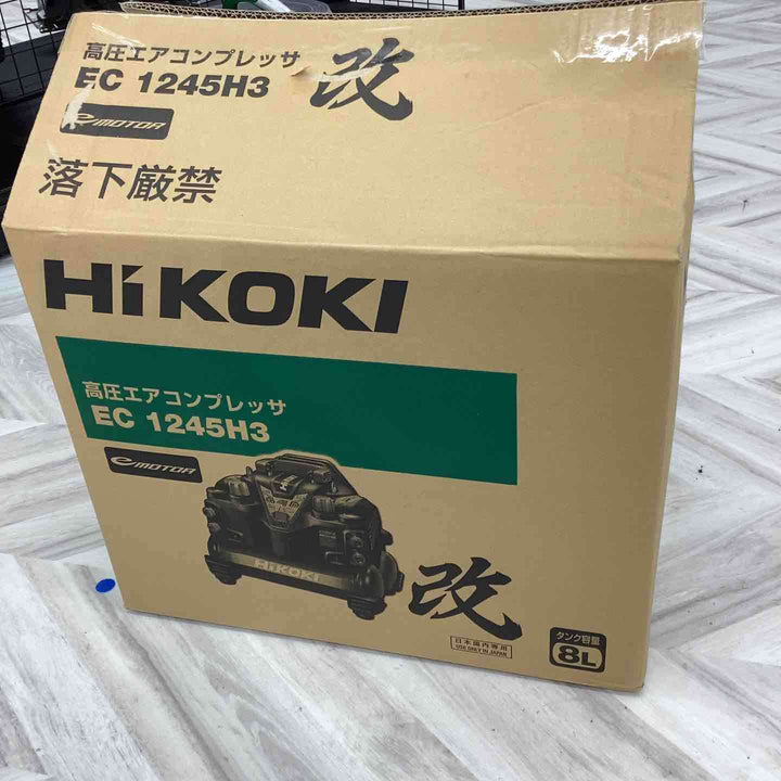 ★ハイコーキ(HIKOKI ※旧:日立工機) 高圧エアコンプレッサ EC1245H3(CTN)【草加店】