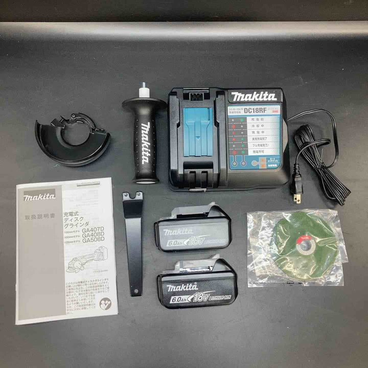 売り切り！【未使用品】マキタ(makita) 100mmコードレスディスクグラインダ GA408DRGX フルセット品【川越店】