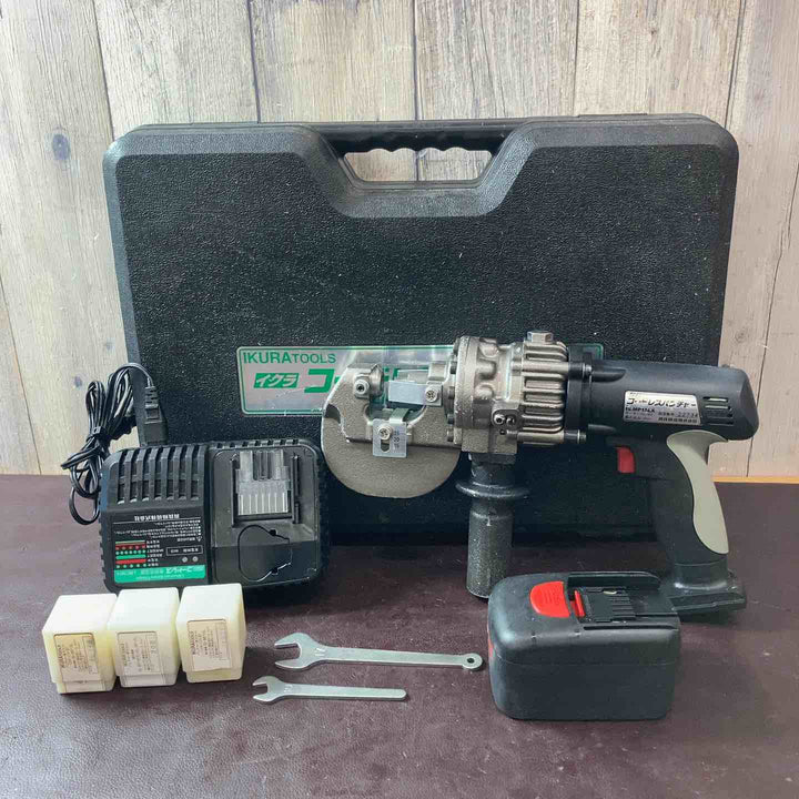 【中古品】 育良精機(IKURA) コードレスパンチャー ISK-MP15LX 18V3.0Ah 【東大和店】