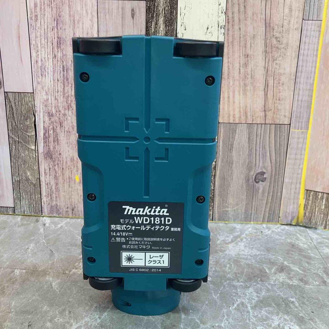 【未使用品】★マキタ makita 18V/14.4V コードレスウォールディテクタ コンクリート探知機 WD181DZK 本体のみ【八潮店】