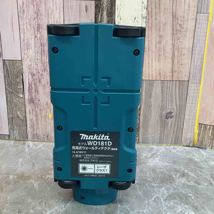 【未使用品】★マキタ makita 18V/14.4V コードレスウォールディテクタ コンクリート探知機 WD181DZK 本体のみ【八潮店】