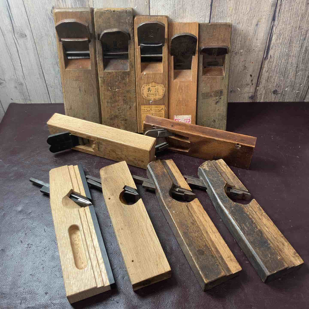 【中古品】 鉋(かんな) 若？・悦英 寛近・五郎正宗・ミキライト・秀光・千代之助 日野屋・その他3点 計11個セット 【東大和店】
