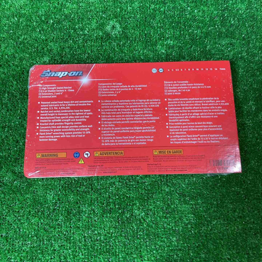 ◇スナップオン  Snap-on 1/4" ラチェット エクステンション ソケット セット  117TMM【岩槻店】