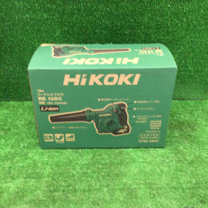 【特別特価！未使用品】ハイコーキ(HIKOKI ※旧:日立工機) コードレスブロア RB18DC(NN)【桶川店】