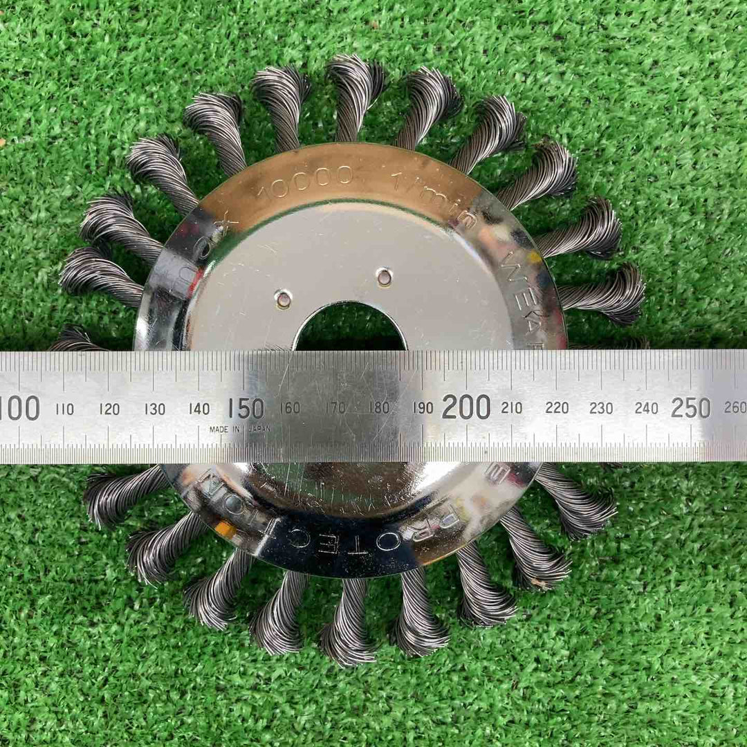 【未使用・現状品】 6インチ スチールワイヤーブラシ ＊3個セット 【鴻巣店】