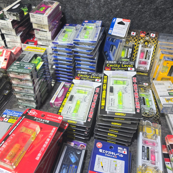 【まとめ売り！未使用品】 水平器 153個 エビス KOD マーベル シンワ SK11 ケガキレベル メーカー・用途混在【桶川店】