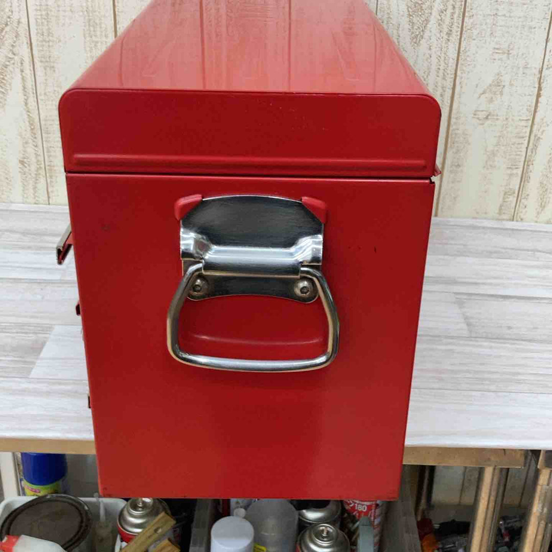 ▲KTC(京都機械工具)3段3引き出しチェスト ソリッドレッド色 SKX0213【柏店】