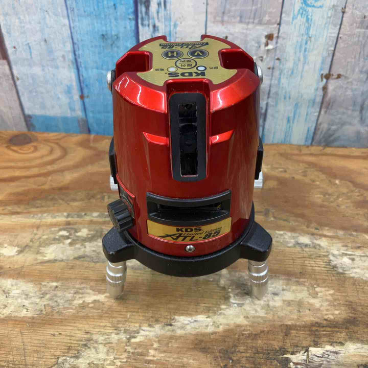 【中古品】☆KDS レーザー墨出し器 ATL-85 赤色 フルライン 受光器付き【柏店】
