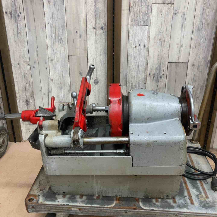 【中古品/店頭受取り限定】レッキス(REX) ねじ切り機 90A3 90AⅢ 旋盤 自動切上ダイヘッド2個付属【東大和店】
