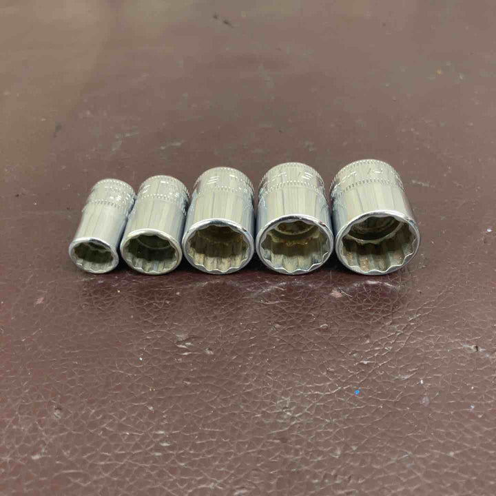 【中古品】 スナップオン(Snap-on) 1/4 シャローソケット TMMD8～14 5個まとめ 【東大和店】