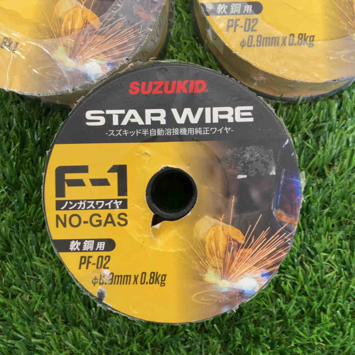 ◇スズキッド SUZUKID 半自動 溶接器 ワイヤ セット F-3 1個 / PF-31 1個 / PF-02 3個【戸田店】
