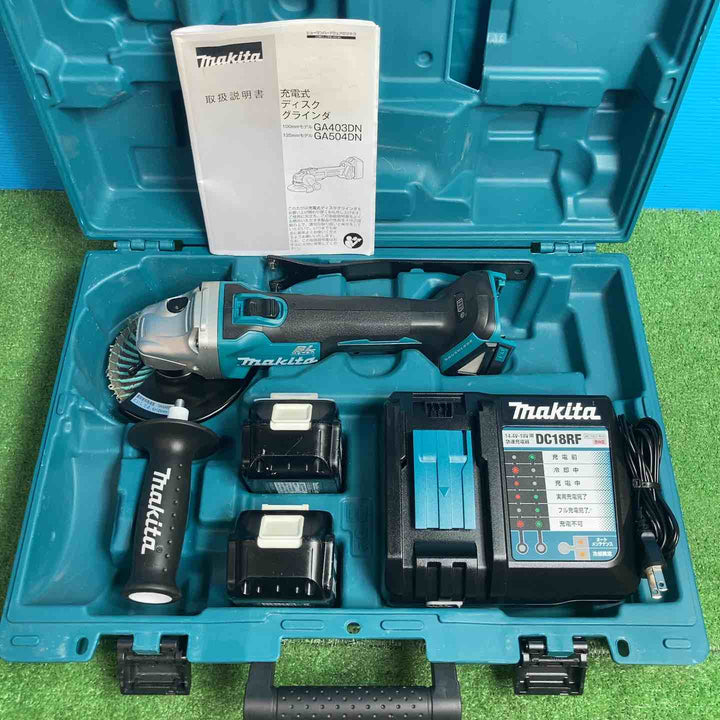 ★マキタ(makita) 125mmコードレスディスクグラインダー GA504DRGXN【岩槻店】