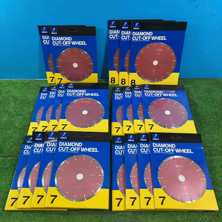 【未使用品(店頭展示品)】ディスコ ダイヤモンドカッター 21枚まとめ DUSK1009(SX200-7×18枚) DUSK1010(SX200-8×3枚)【岩槻店】