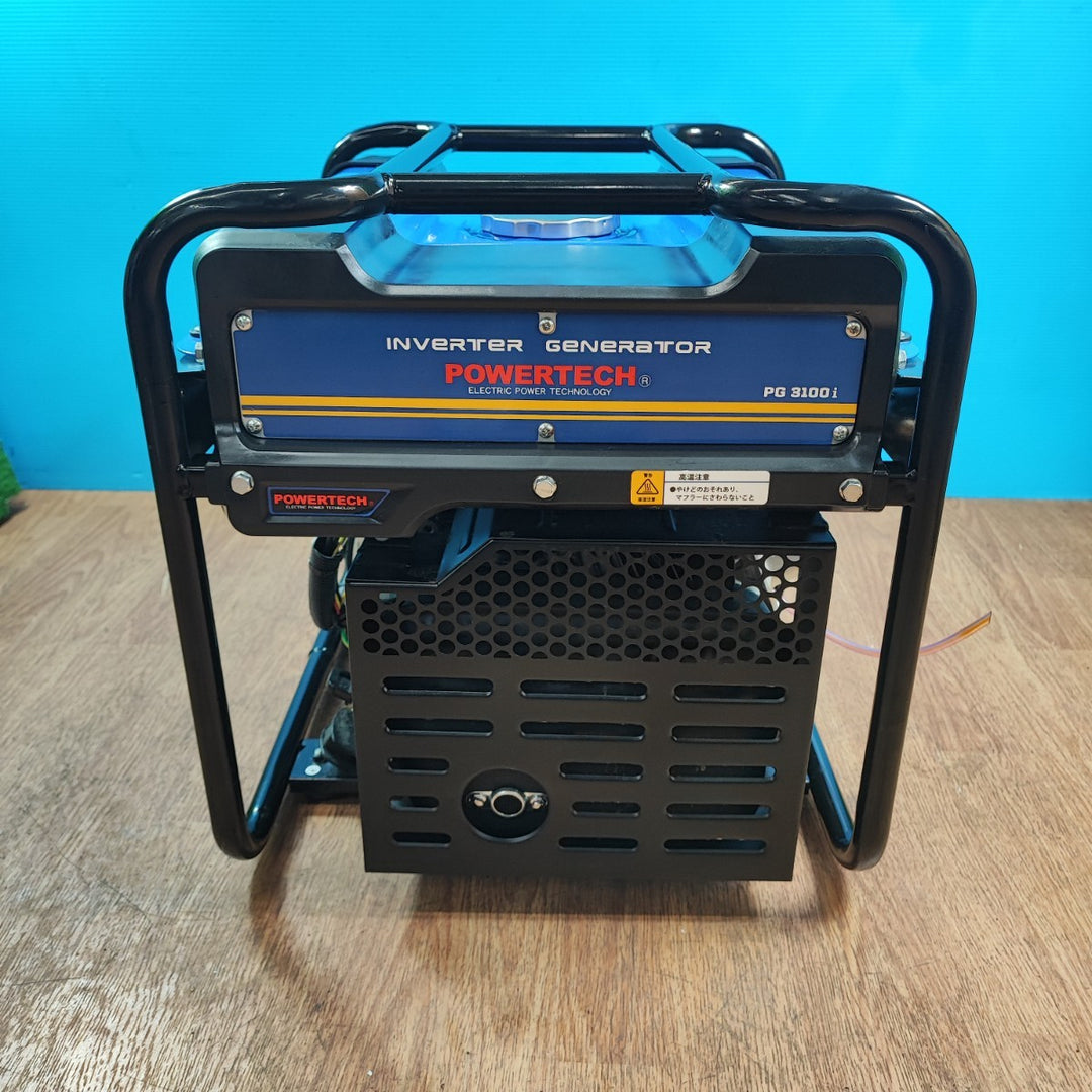 【店頭受取り限定】POWERTECH【パワーテック発電機】インバーター発電機PG3100i 小型軽量ボディ・低燃費・低騒音・長時間運転【岩槻店】