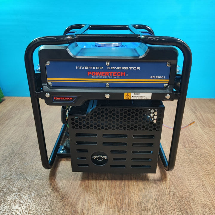 【店頭受取り限定】POWERTECH【パワーテック発電機】インバーター発電機PG3100i 小型軽量ボディ・低燃費・低騒音・長時間運転【岩槻店】