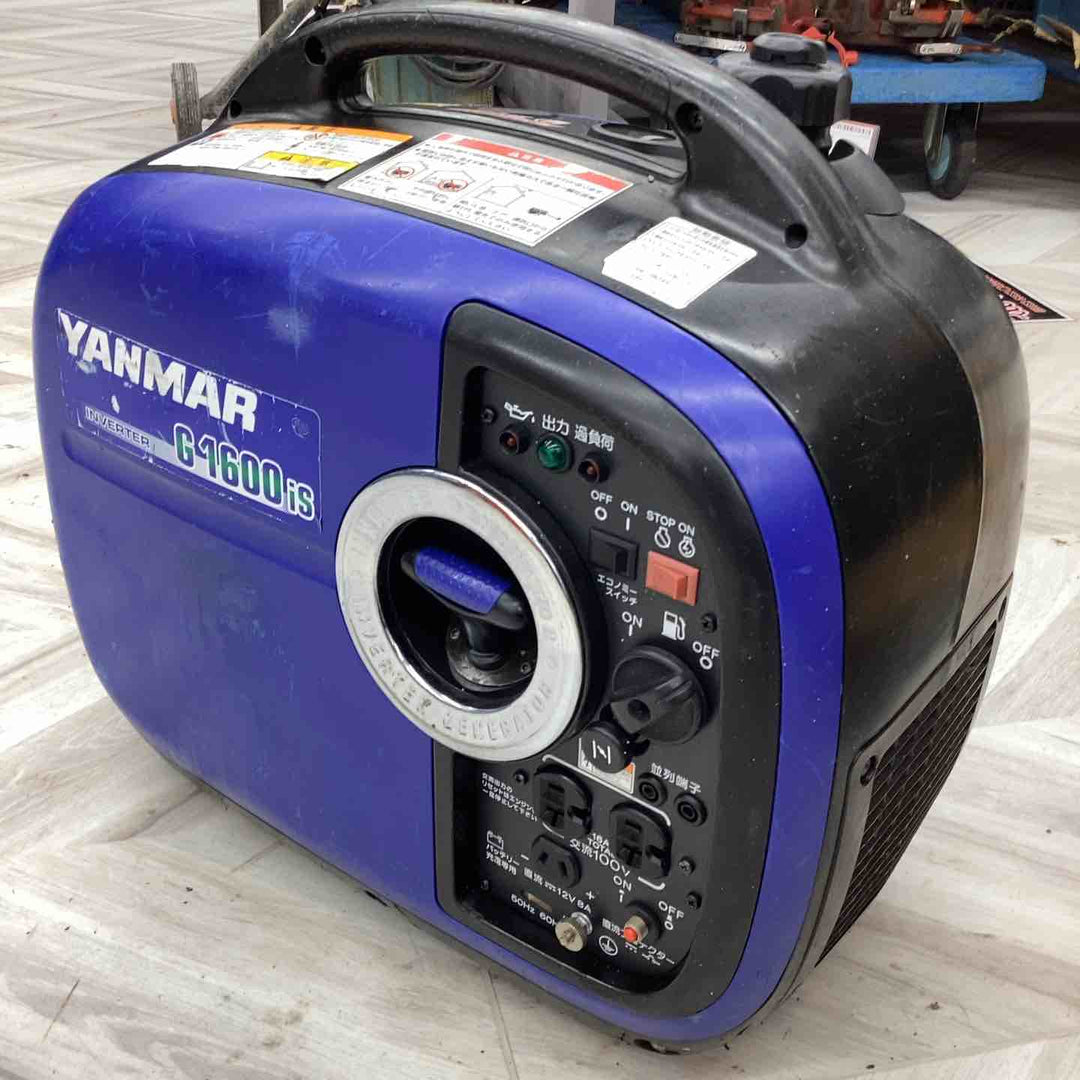 ◇ヤンマー ポータブル発電機 G1600iS 防災用 災害用 静音 防音型 備蓄 非常用 電源 台風 地震 レジャー DIY キッチンカー 移動販売 ガソリン 【越谷店】