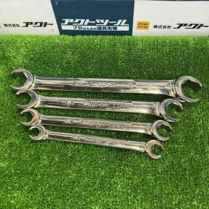 スナップオン(Snap-on) フランクドライブ ダブルフレアナットレンチ 4本 RXFS1214B RXFS1618B RXFS2022B RXFS2428B【草加店】