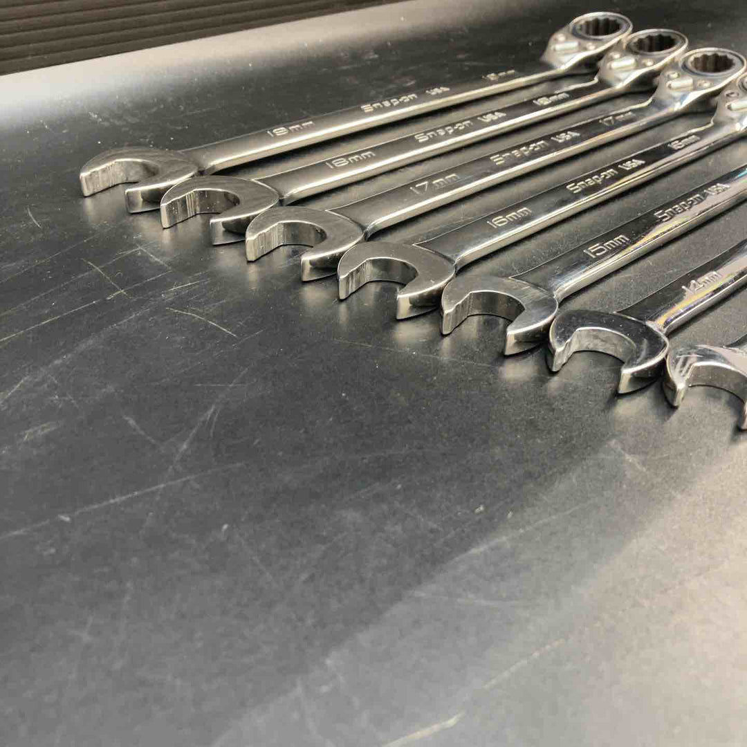 スナップオン(Snap-on) コンビギアレンチセット SOXRRM710A+8mm 6mm付き 6mm-19mm 計12本セット【川越店】