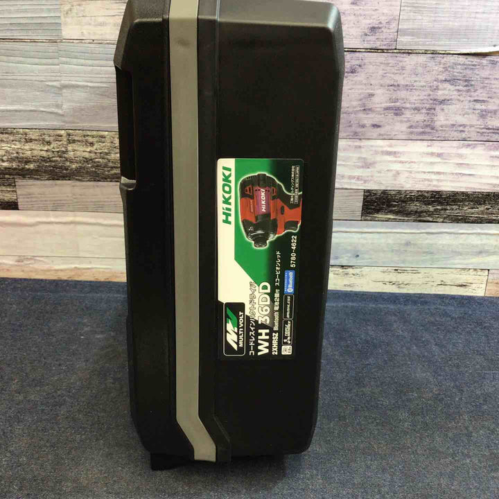 【未使用品】★ハイコーキ HIKOKI 36V コードレスインパクトドライバ スコーピオンレッド WH36DD(2XHRSZ)【八潮店】