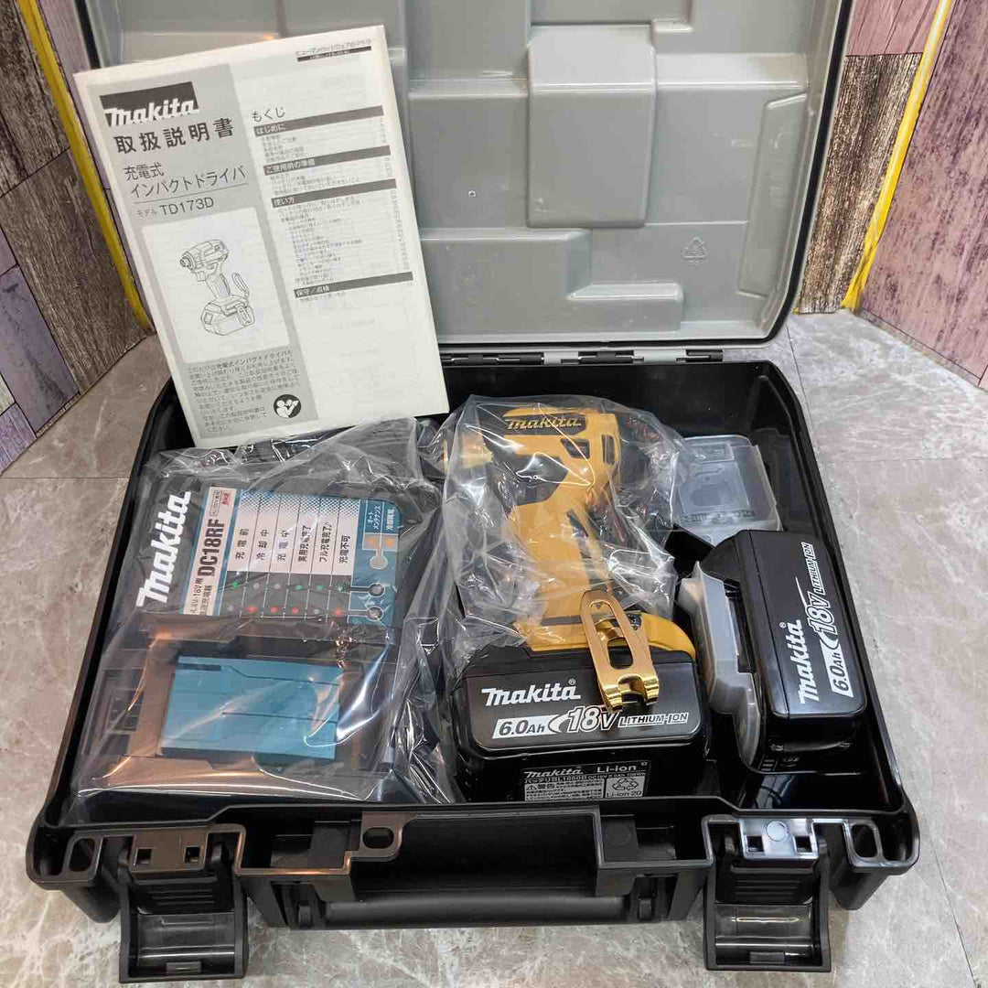 ☆マキタ(makita) コードレスインパクトドライバー TD173DGXPY LTX20周年限定色 プレミアムイエロー【八潮店】