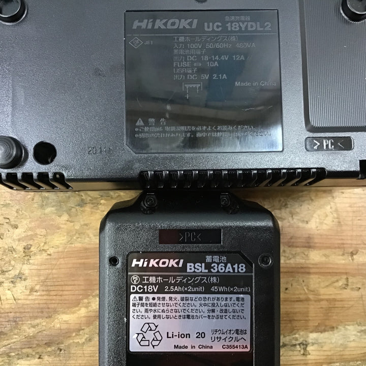 ★ハイコーキ(HIKOKI ※旧:日立工機) コードレス丸のこ C18DBL(LXPK)【岩槻店】