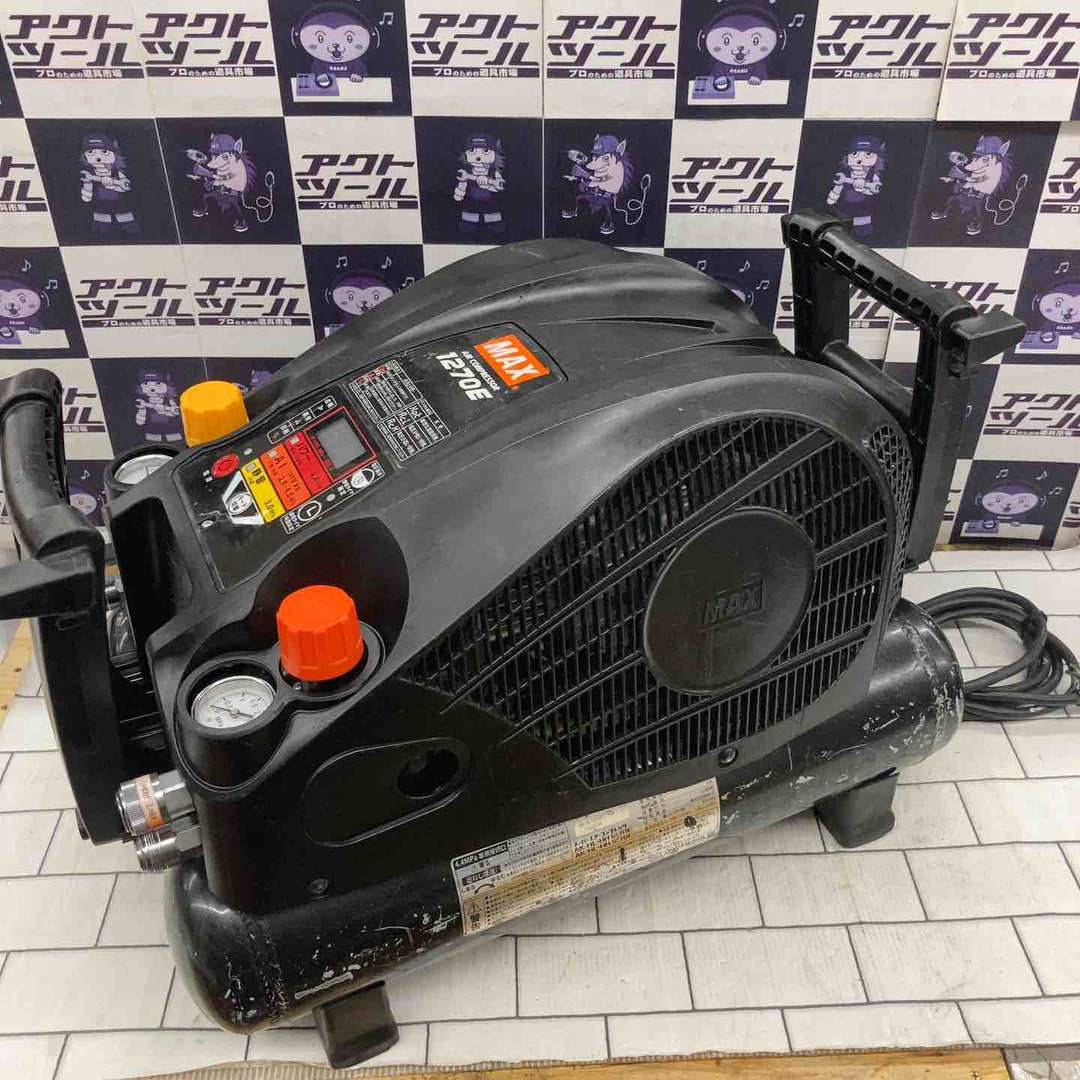 ★マックス(MAX) エアコンプレッサー AK-HL1270E_ブラック【所沢店】