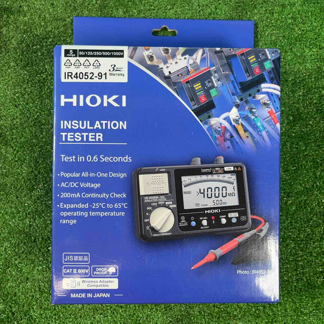 □日置電機(HIOKI) 絶縁抵抗計 IR4052-91【岩槻店】