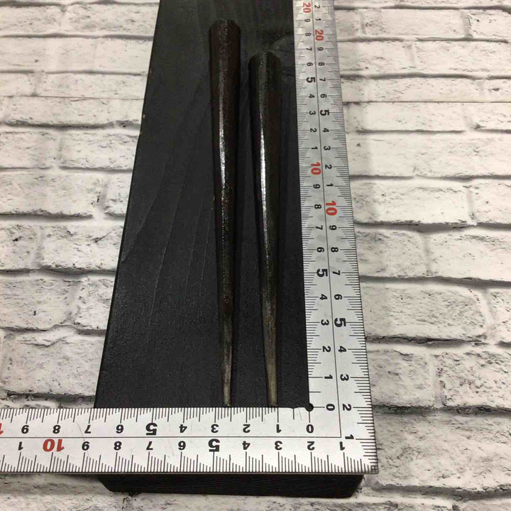 正行 釘締め 釘〆 2本組 丸型 約157mm/約180mm 箱付属 【川口店】