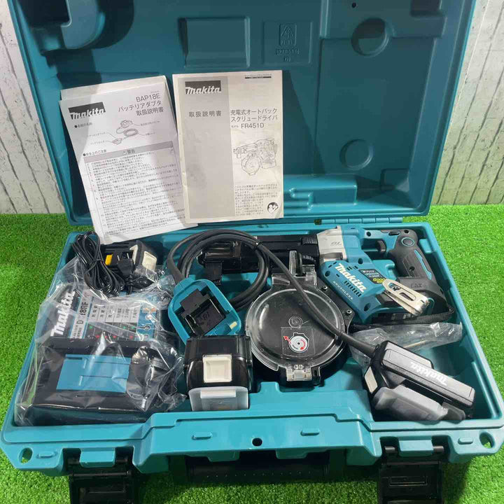 ★マキタ(makita) コードレスオートパックスクリュードライバー FR451DRGX アダプタ付き【川口店】