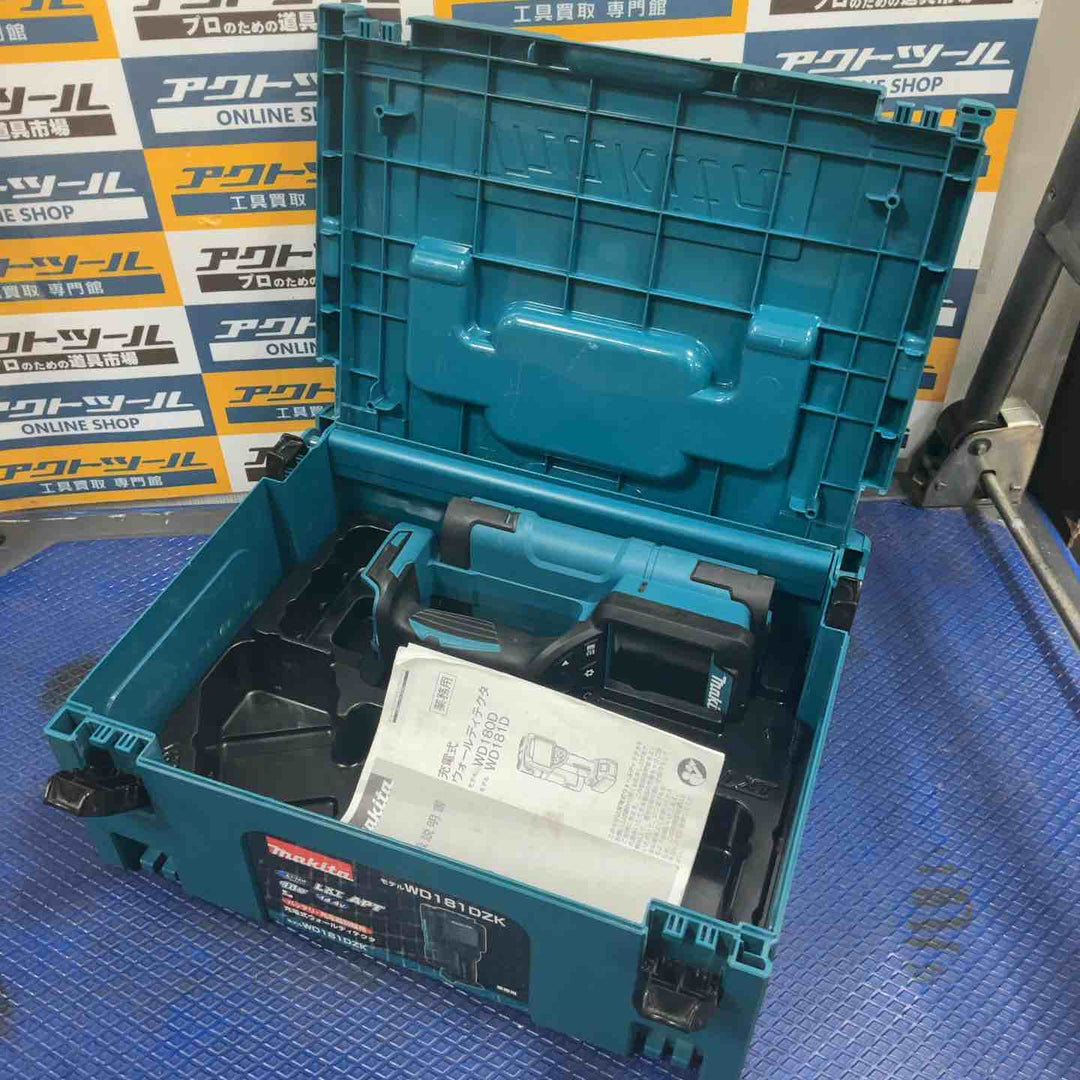 ★マキタ(makita) コードレスウォールディテクタ コンクリート探知機 WD181DZK【草加店】