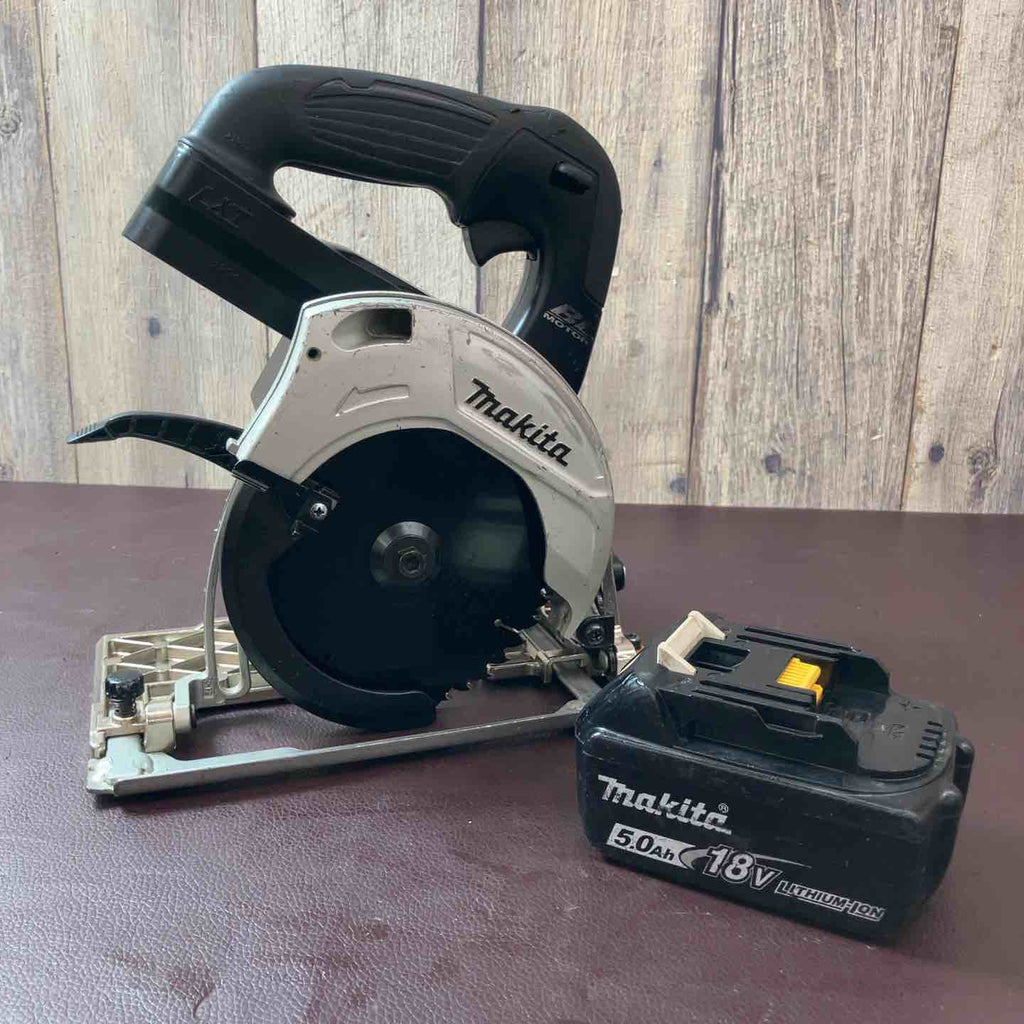 中古品】 マキタ(makita) 18V 125㎜ コードレス丸のこ HS471DZB
