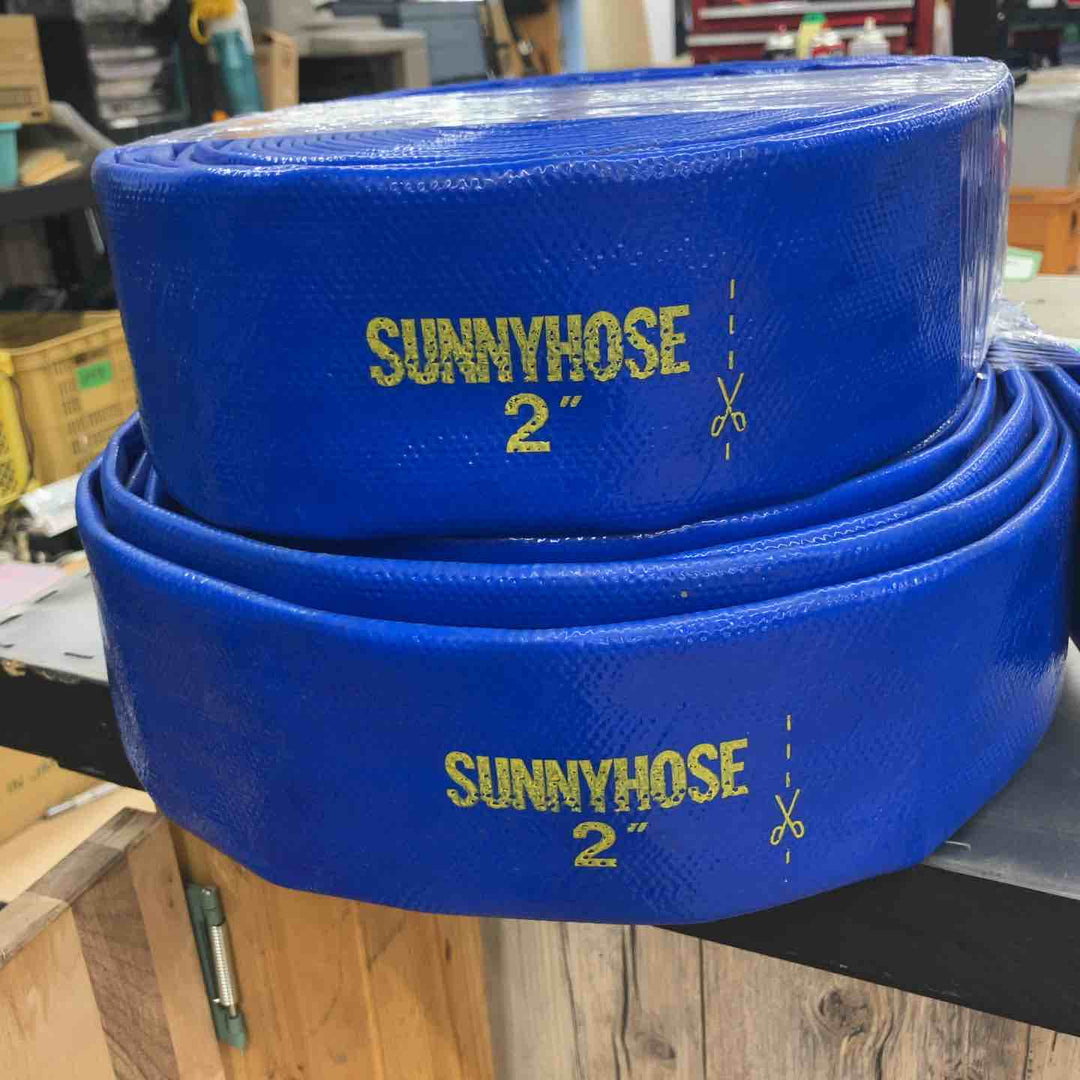 【中古品】◇ツルミ 水中ポンプ LSR2.4S-51 50Hz SUNNYHOSE 50ｍｍ×20ｍ 2本付【東大和店】