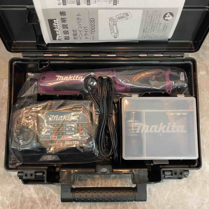★マキタ(makita) 7.2V コードレスペンインパクトドライバ TD023DHXAP【八潮店】