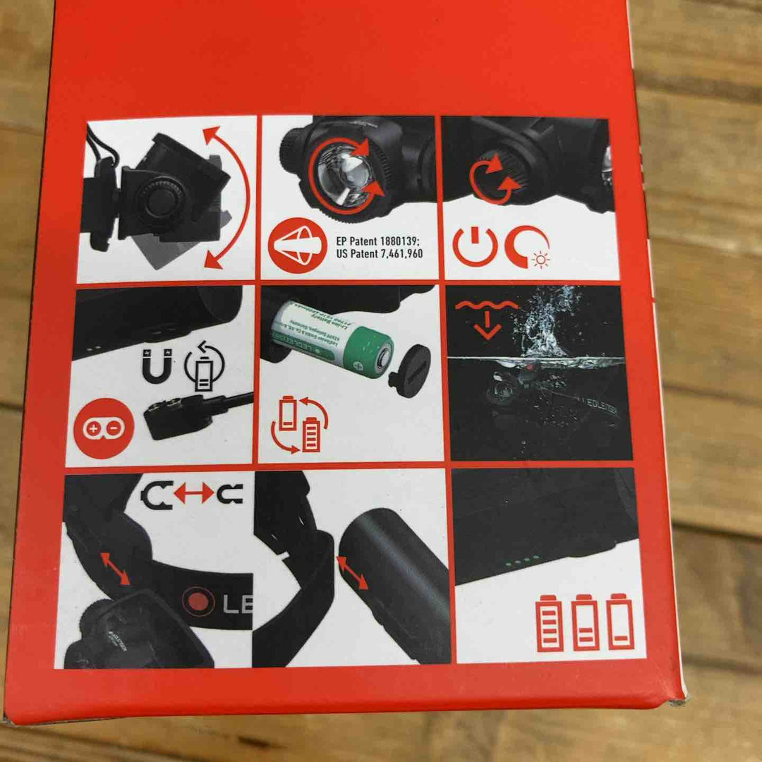 【未使用品】Ledlenser(レッドレンザー) H7R Core LEDヘッドライト USB充電式 [日本正規品] black 小【東大和店】